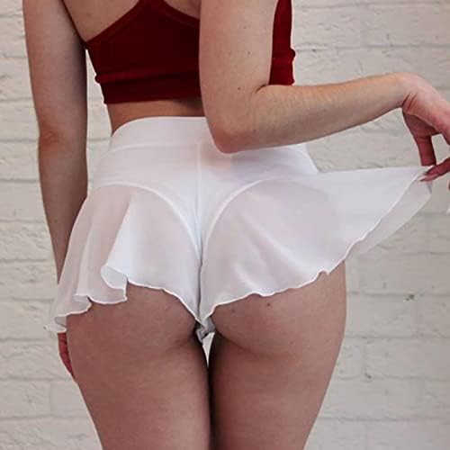 Sexy mini shorts de dança alta da cintura
