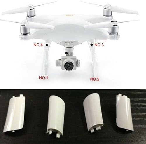 NC 4PCS Landing Antenna Tampa de tampa de tampa decorativa para DJI Phantom 4 Pro / Advanced