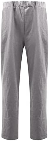calça de cintura elástica de tamanho grande de Oelaio 2023, com calças de moletom com bolsos soltos, calças de carga de rolagem