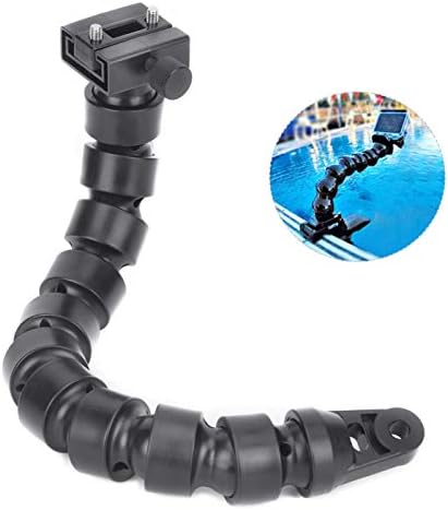 Armado de lanterna subaquática Jopwkuin, câmera de ação Finatura anodizada compacta ângulo ajustável preciso para o sistema de