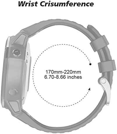 Bedcy Silicone Quickfit WatchBand Strap for Garmin Fenix ​​7x Fenix ​​7 Fenix ​​7s Watch Watchfit Wrist Band 20 26 22mm Strap