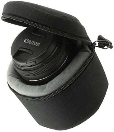 Navitech Black Water Resistente à câmera Lente Case Proteção Pouca compatível com o Zeiss Loxia 2/35 | Zeiss Loxia 2/50 | Zeiss Touit 1.8/32
