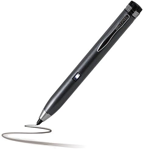 Broonel Grey Point Fine Digital Active Stylus Pen compatível com o Huawei MediaPad M2 10.0