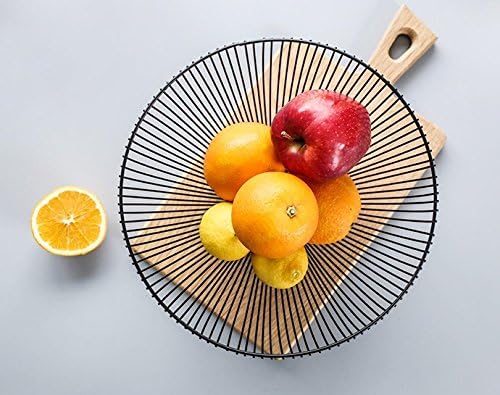 Grande capacidade de cesta de frutas de fruta rack de vegetais de camada única