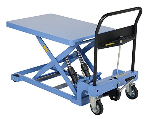 Vestil Cart-900-LP de baixo perfil carrinho de tesoura hidráulica, azul