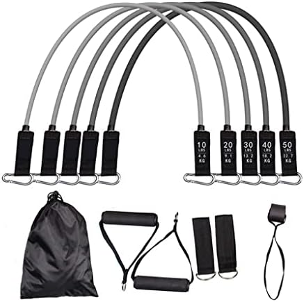 Sawqf 16 pcs/conjunto de fitness resistência bandas 200lb homens de treinamento faixas de yoga puxam equipamento de ginástica