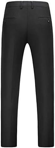 MOGU Mens Slim Fit 2 peças Terno de um botão Tuxedo de lapela para baile