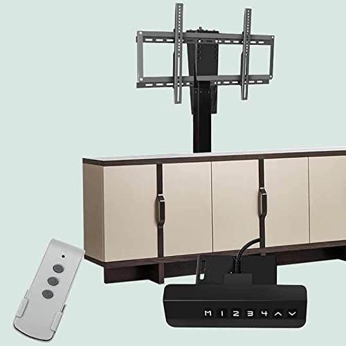 Elevador de TV motorizado ASBKP, montagem de TV elétrica de movimento completo com girar manualmente 360 ​​°, pode