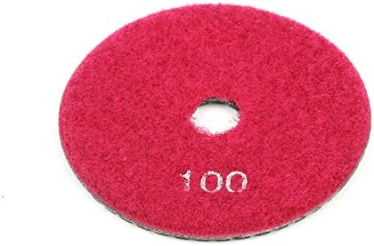 Kuntemu 10pcs Diamond Reting Disc Polishing Pad para granito Concreto Mármore Pedra 100mm 4 Grit 100