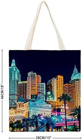 Las Vegas Reutilabilable Grocery Bag City Market Bag Bag Presente para seu presente de festa de despedida de solteira