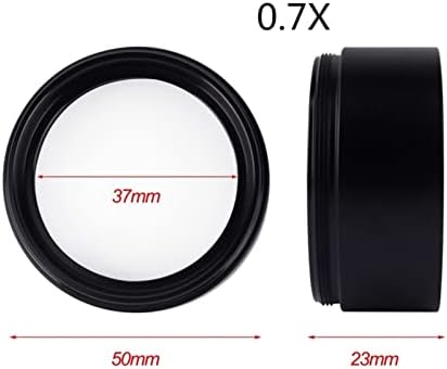 WD120 0,7x Microscópio estéreo trinocular 0,7x Lente de barlo de lente de barlo de 48 mm de lente de 48 mm