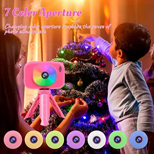 Seanme Selfie Camera para crianças com cartão de 32 GB, 40MP e 1080p HD Kids Digital Camera Toys para crianças de 3-8 anos, aniversário e presentes de Natal para 3 4 5 6 7 8 meninas de 10 anos