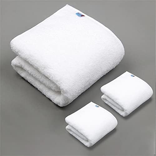 Zhuhw Toalha de banho de seco rápido de 3 peças de 3 peças machos finos e femininos adultos absorventes macios algodão