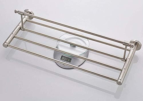 DMUniz Towel Rack Rack de toalha Banheiro de aço inoxidável, rack de secagem de trilhos de toalha multifuncional com barra de toalhas múltiplas