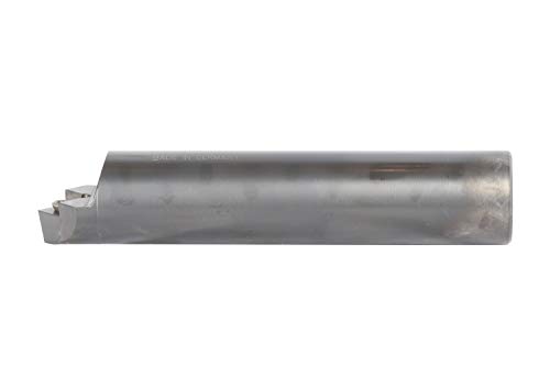 Widia S30mSSDCN12 LR Série 45 ° Porta de ferramenta miniatura, aço, haste de 30 mm, profundidade máxima de corte de 0,5 mm, inserção