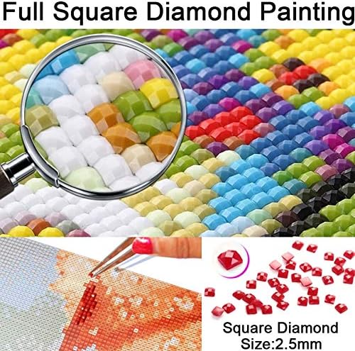 Miniose Diamond Painting cenário de diamante completo Bordado de inverno Paptura de strassmias em mosaico decoração sem