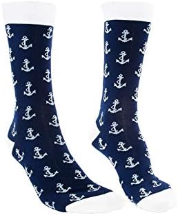 Pavilion Gift Company Live Love Lake Anchor Socks e 15,5 oz de caneca de caneca de caneca, branco