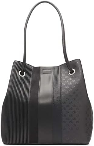 Calvin Klein Gabrianna Bubble Lamb North/South Key Tote