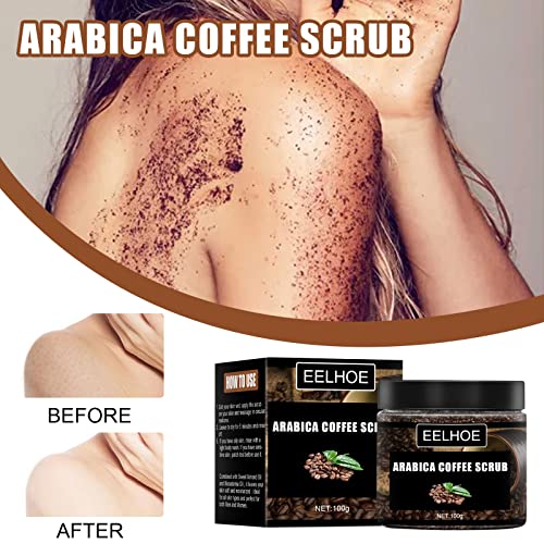 Esfoliação de café para mulheres esfoliação de remoção de pele morta limpeza de pele