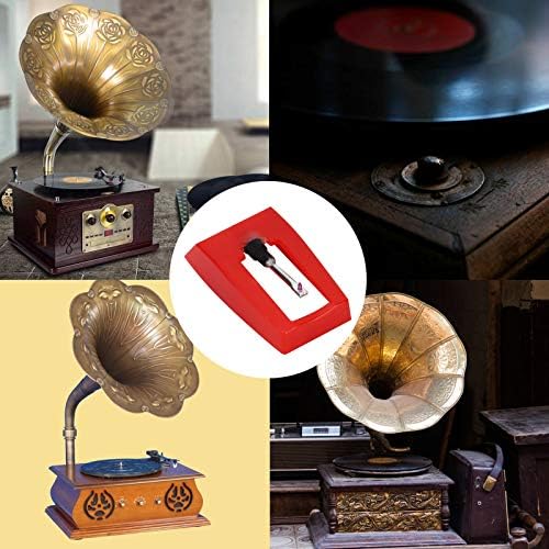 NATUDECO 4PCS Phonograph Stylus Superior Diamond Diamond Ceramic Ceramic Record Player Player Turn -Turpable Anegless Substitui