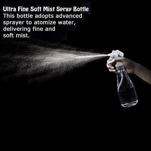 NA 3pcs Spray garrafa de plástico pulverizador de gatilho fino vazio de névoa garrafas de spray de 200 ml garrafas de água