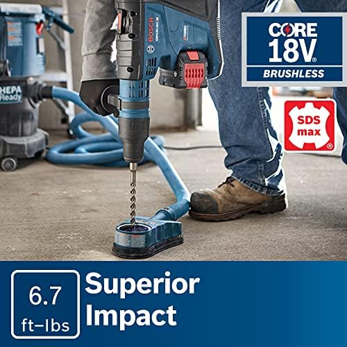 Bosch GBH18V-40CN Profactor 18V Hitman Proady Connected-Pro Reading SDS-MAX® 1-5/8 pol. Martelo rotatorio