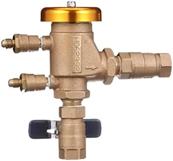 FEBCO 765CBV Backflow Pressionador Pressão Breaker com desligamento de quarto de volta, 1/2 polegada