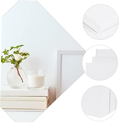 Holibanna 9pcs Livros falsos Livro de livros Modelo Tabela de café Livros de ornamento branco Conjunto branco