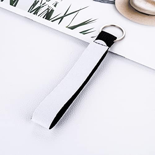 Sublimação em branco pulselha chaveiro colheiro feminino feminina chave de corda de cordão