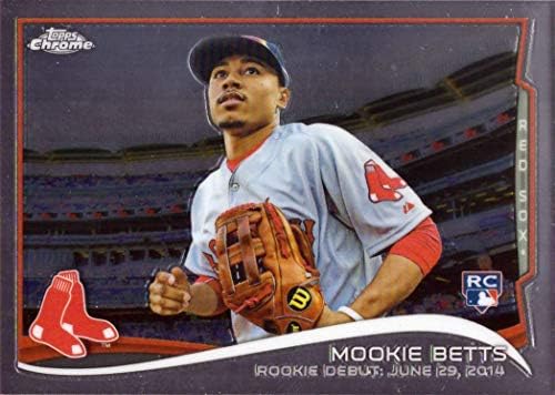 2014 Topps Chrome Update Mega Box Baseball MB-46 Mookie Betts Rookie de estreia Cartão