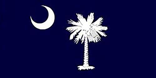 Island Gear Carolina do Sul 30x60 Toalha de praia de veludo de algodão, bandeira da Carolina do Sul, tamanho único
