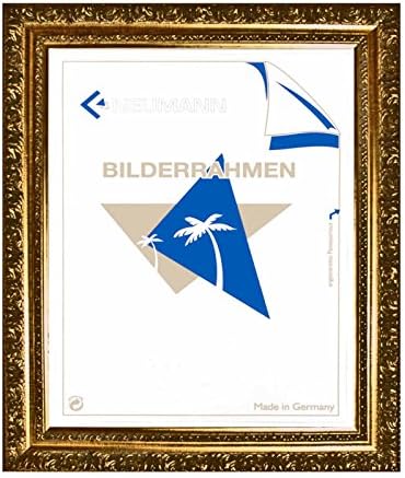 Neumann Bilderrahmen Barroco Frame 10942, Oro Gold Decorated, Série 991, Quadro de Exchange, 40x50 cm