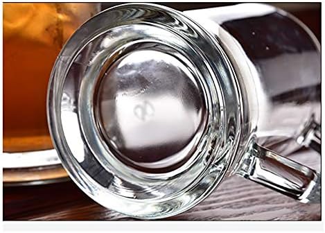 Canecas copos de cerveja caneca de cerveja copos de bebida tradicionais canecas de vidro grandes com alça para festas de jantar em casa copos de água