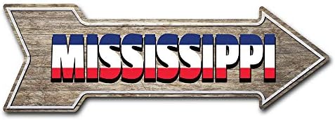 Decalque de sinalização Art Art Mississippi Decal