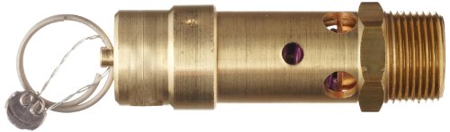Dispositivos de controle SB Series Brass ASME Segurança Válvula, pressão de 125 psi, 3/4 masculino NPT masculino