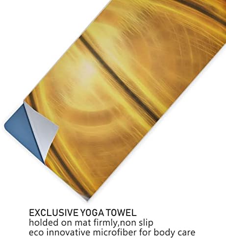 Aunstern Yoga Blanket Fractal-Basketball Yoga Tootes Yoga Mat Toalha