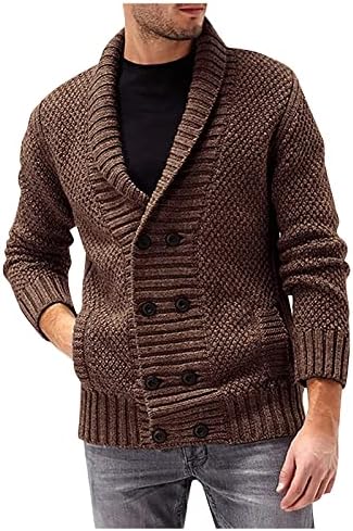 Jaquetas para homens Cardigans de moda de outono e inverno