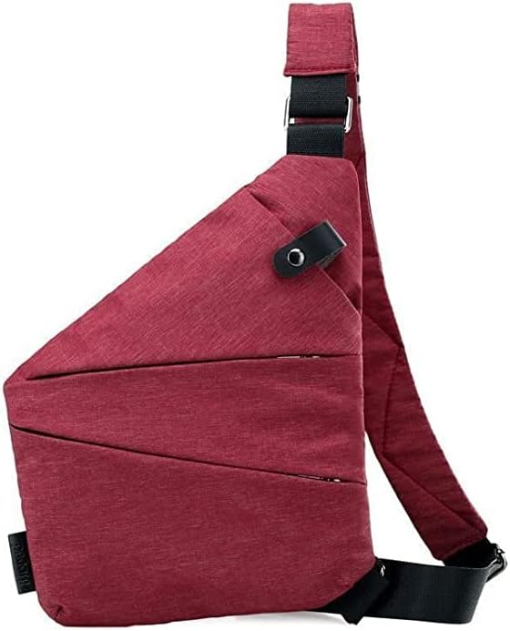 VEVOGEM 2023 NOVA BACA PESSOAL FLEX - MATHA ANTI -THEIL SLIM SLING SCACK, Mochila Side Crossbody for Outdoor