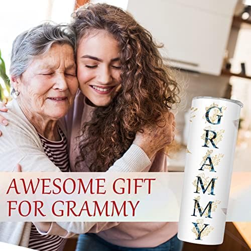 Presentes para Grammy Avó Aniversário Dia das Mães e Presente de Natal De neto, neta - Caneca de viagem com capa