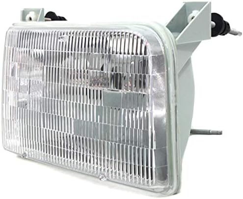 Evan Fischer Driver e Passaged Side Headlight Conjunto de 2 compatíveis com 1992-1996 Ford F-150, 1992-1996 F-250, 1992-1997 F-350