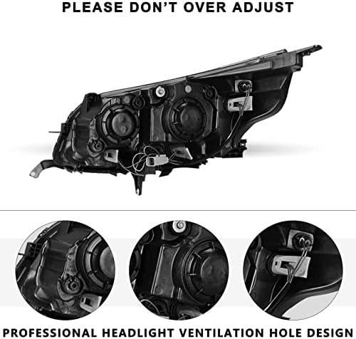 AOSKY [MOMPLETO DE MODELO DE HALOGEN MONTAR COM SUBSTITUIÇÃO DE BULSS PARA 2013 - 2015 CHEVY MALIBU / Chevy Malibu Limited OE Style Factory Headlamp, Passageiro e Driver Lado