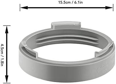 Couplador de mangueira de ar condicionado móvel, ABS Air Condicionador Couplador de Mangueira de Exaustão 5.9in Connector Redonda Universal AC Suporte de Extensão de Aco