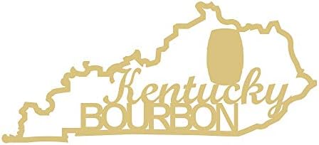 Kentucky Bourbon Cutout inacabado Wood Derby Horse Racing Mdf Shape Canvas Style 1