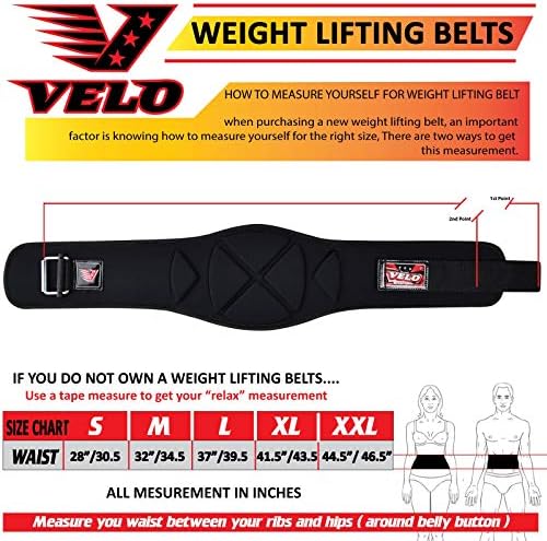 Neoprene de cinto de ginástica de levantamento de peso Velo para homens e mulheres Polyfoam Weighlifting Back Suport de