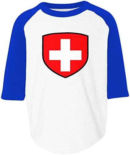 AMDESCO SWITZERLAND SHIELD SWISS FLAND SPAND CASHER RAGLAN