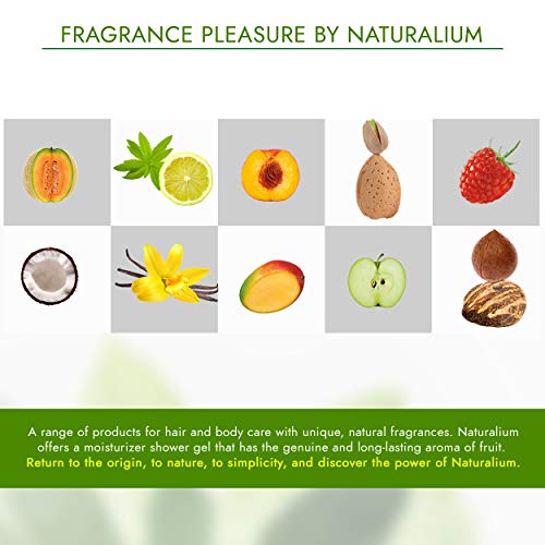 Gel de chuveiro hidratante por naturalium | Lavagem de banho hidratante e antioxidante | Ingredientes suaves | Textura cremosa e