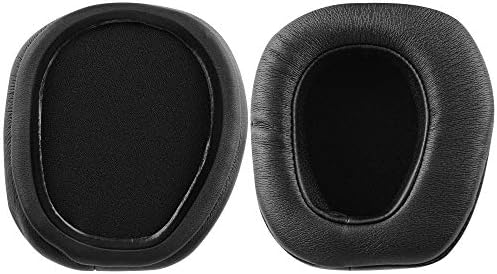 Geekria Quickfit Proteína Couro de couro Ponta de orelha para Denon AH-D600, AH-D7100, fones de ouvido de fones de ouvido, peças