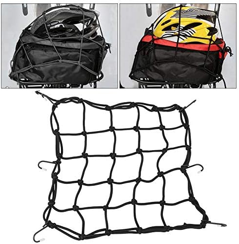 Rede de bagagem de capacete, bagagem líquida portátil prática 6 ganchos profissionais para ciclismo