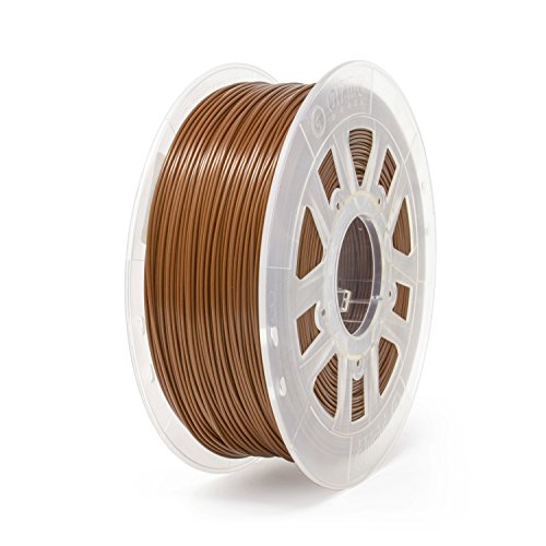 Gizmo Dorks 1,75 mm PLA Filamento 1kg / 2,2 lb para impressoras 3D, cinza