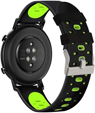 Irjfp 20mm Correia colorida de banda de vigilância para Garmin Forerunner 245 245m 645 Music Vivoactive 3 Sport Silicone Smart Watchband Bracelet